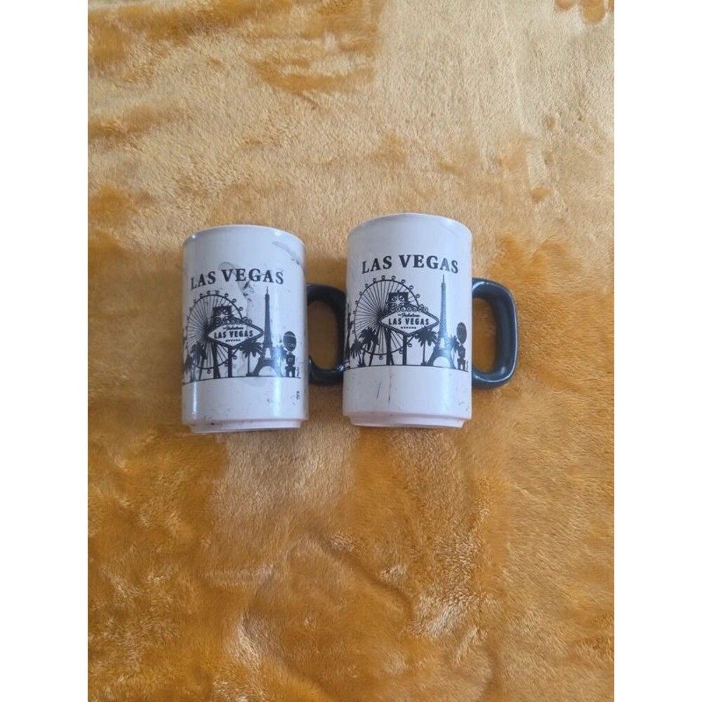 2pc Las Vegas Coffee Mugs